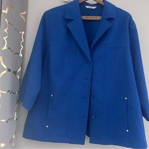 Alia Women's Vibrant Blue Blazer